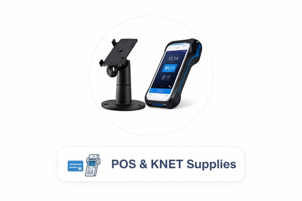 POS Terminal Stand Kuwait - KNET Holder | KuwaitCavarat