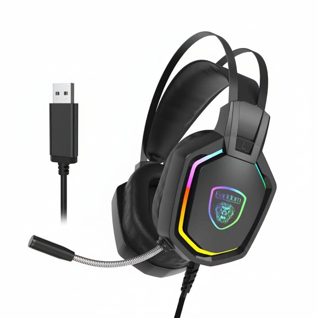 Earldom B02 USB Gaming Headset Kuwait - LED Lights Noise Isolating Mic ...
