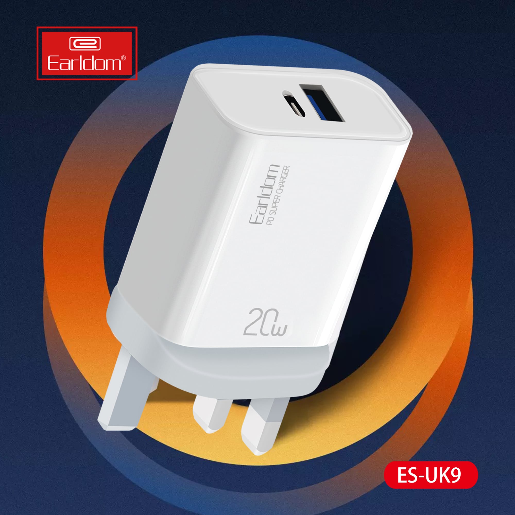 Earldom® UK9 Power Adapter 20W – KuwaitCavarat